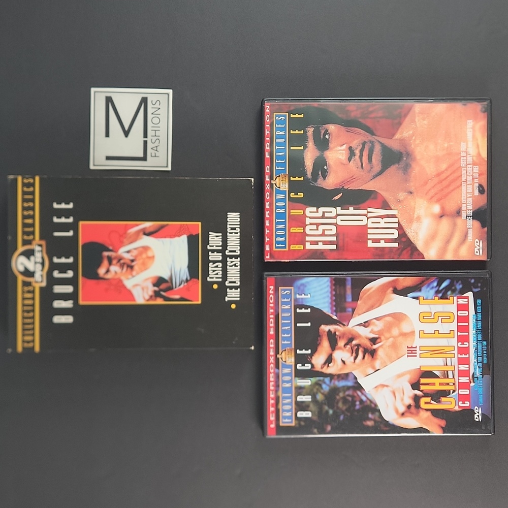 BRUCE LEE 2 DVD Set: FISTS OF FURY & The CHINESE CONNECTION 70s Kung Fu action